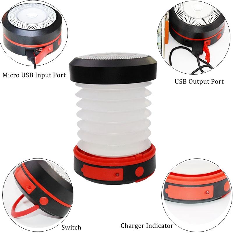 thumbnail image 2 of Navor Inflatable Solar Lantern With Speaker - 2-in-1 Camping Light And Phone Charger 2 of 9