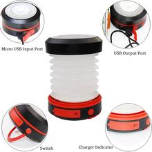 ALL-IN-ONE Portable Solar Camping Lantern, Phone Charger & Flashlight - EverythingTechGear
